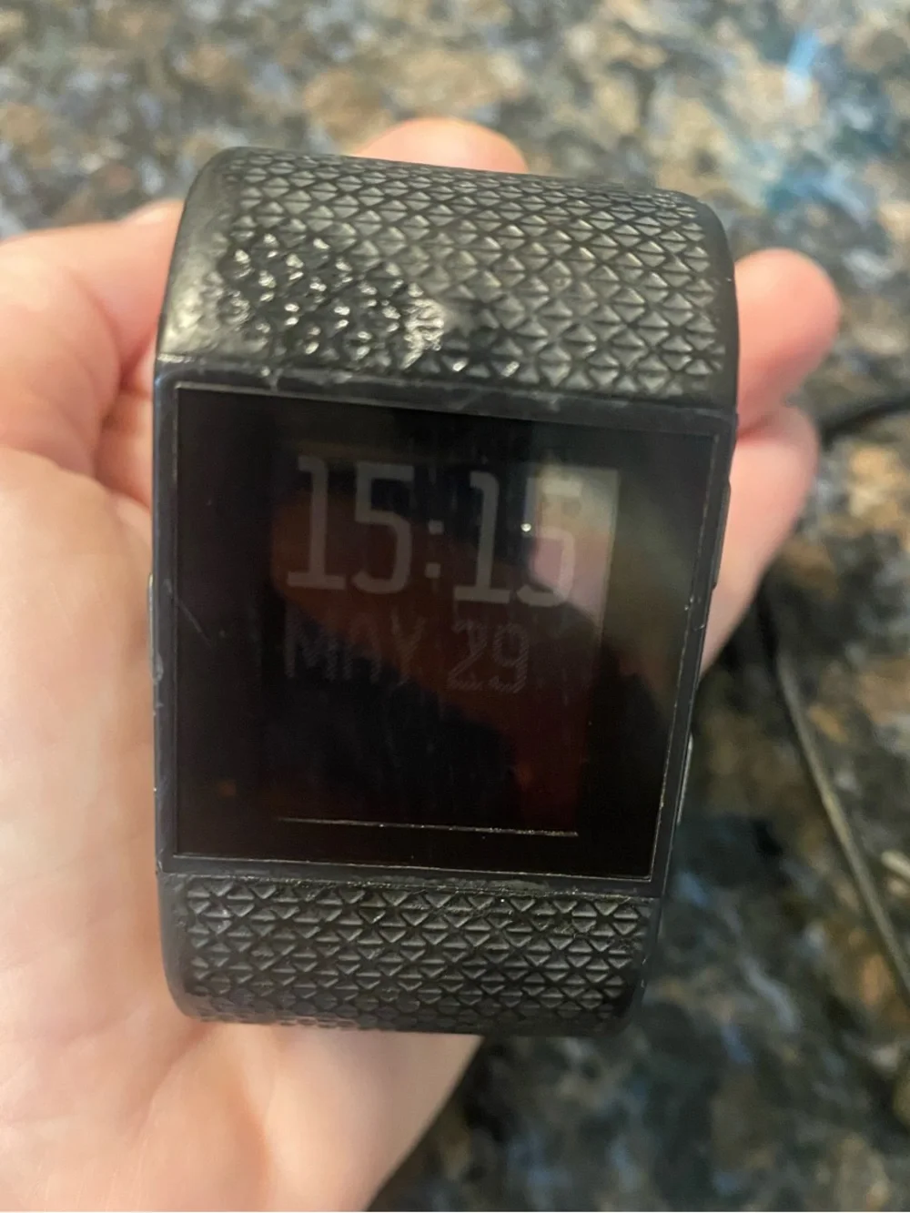 Black Fitbit Surge
